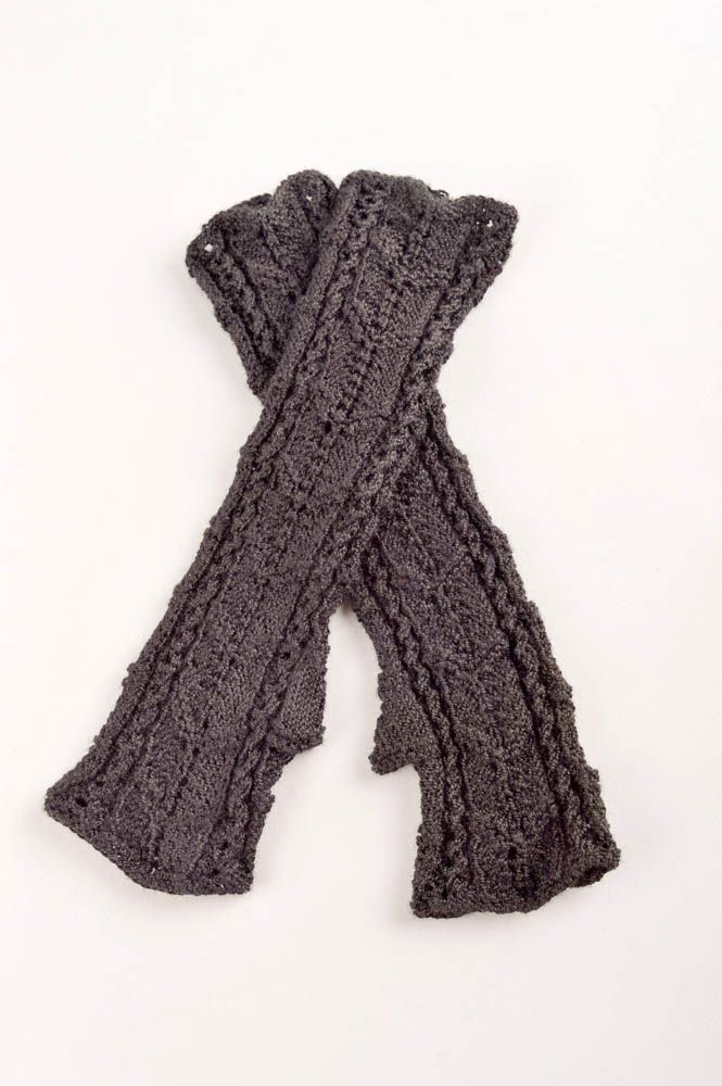 Mitones a crochet hechos a mano accesorio de moda ropa femenina estilosa foto 4
