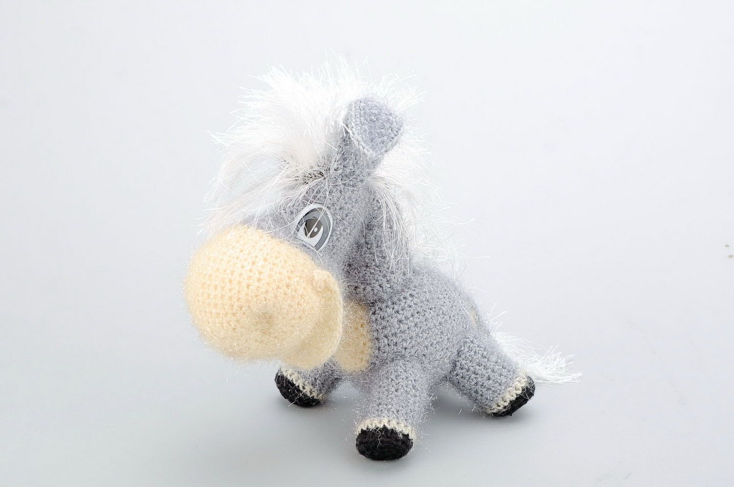 Crocheted toy Donkey photo 3