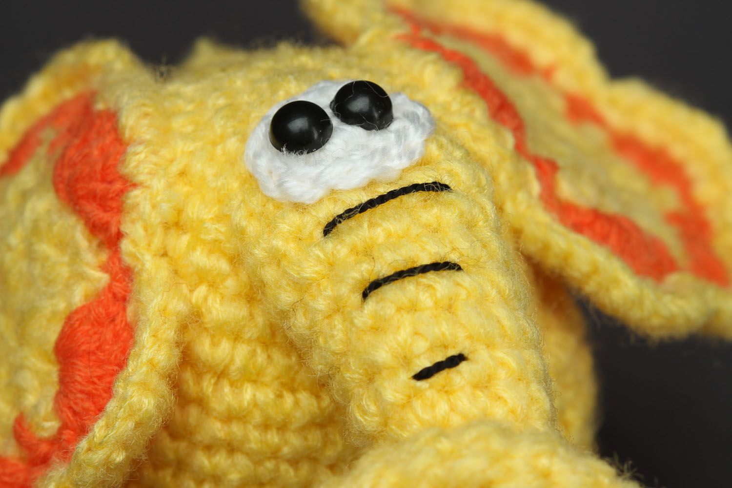 Crochet toy Yellow Elephant photo 2
