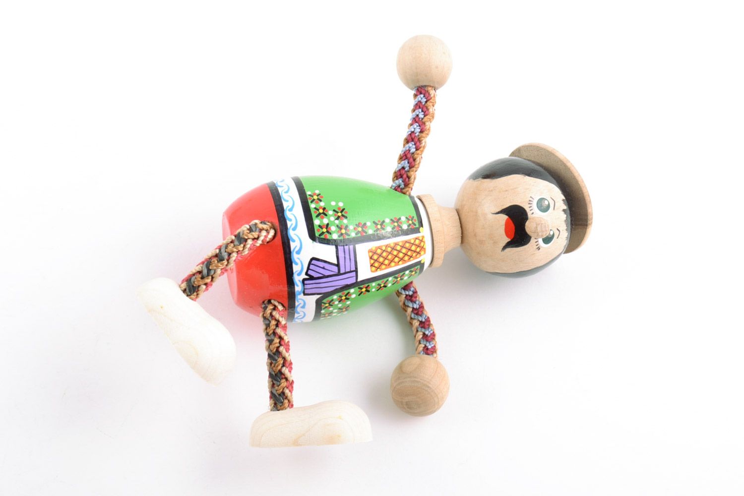 Originelles handmade Öko Spielzeug aus Holz Junge foto 5