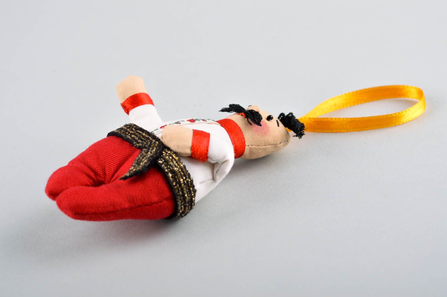 Jouet Noël fait main Suspension décorative en textile poupée Déco maison photo 4