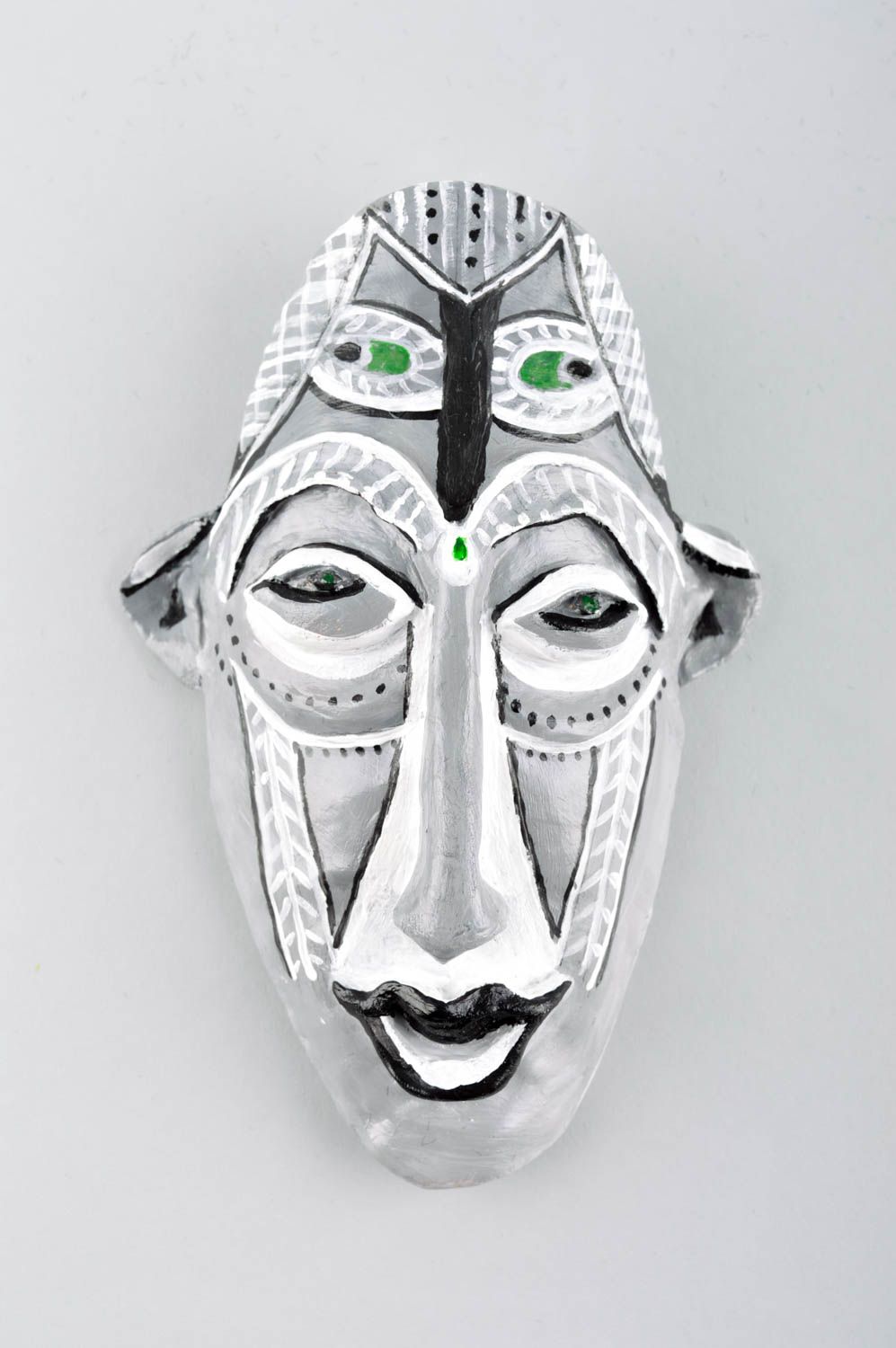 Unusual handmade interior mask ceramic wall panel gift ideas decorative use only photo 1