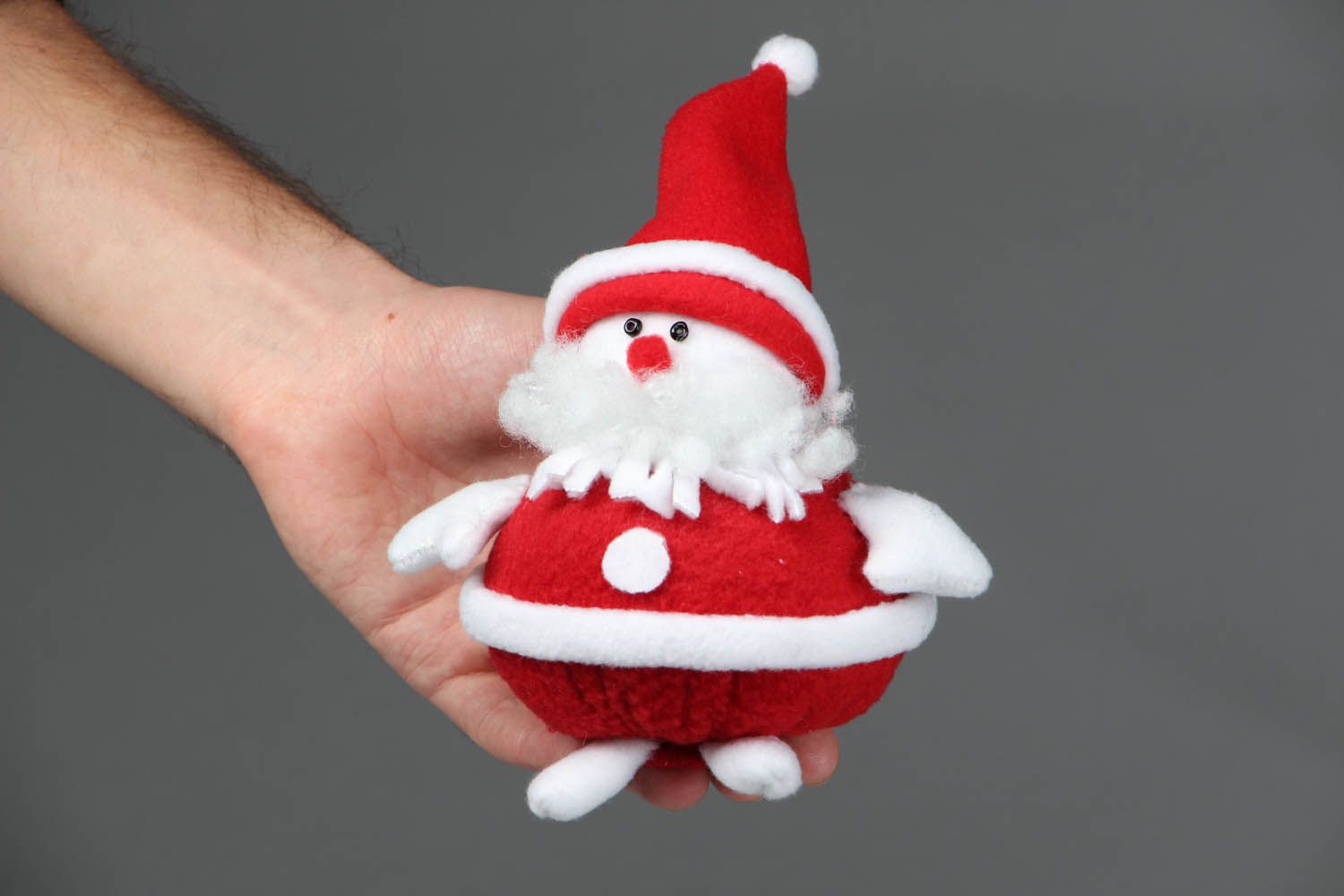 Мягкая игрушка Дед Мороз фото 4