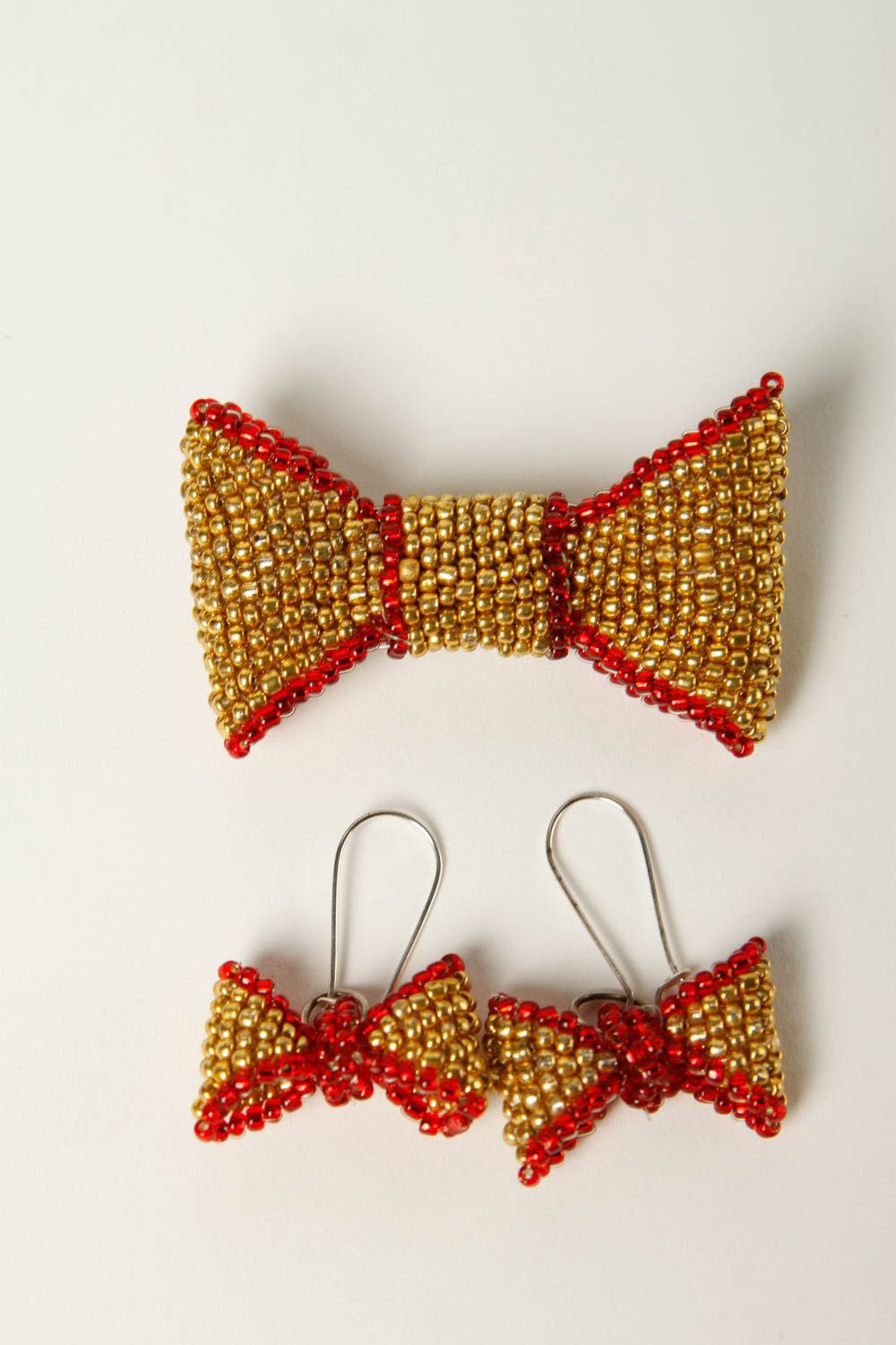 Beautiful brooch handmade earrings fashion jewelry unusual brooch gift ideas photo 3