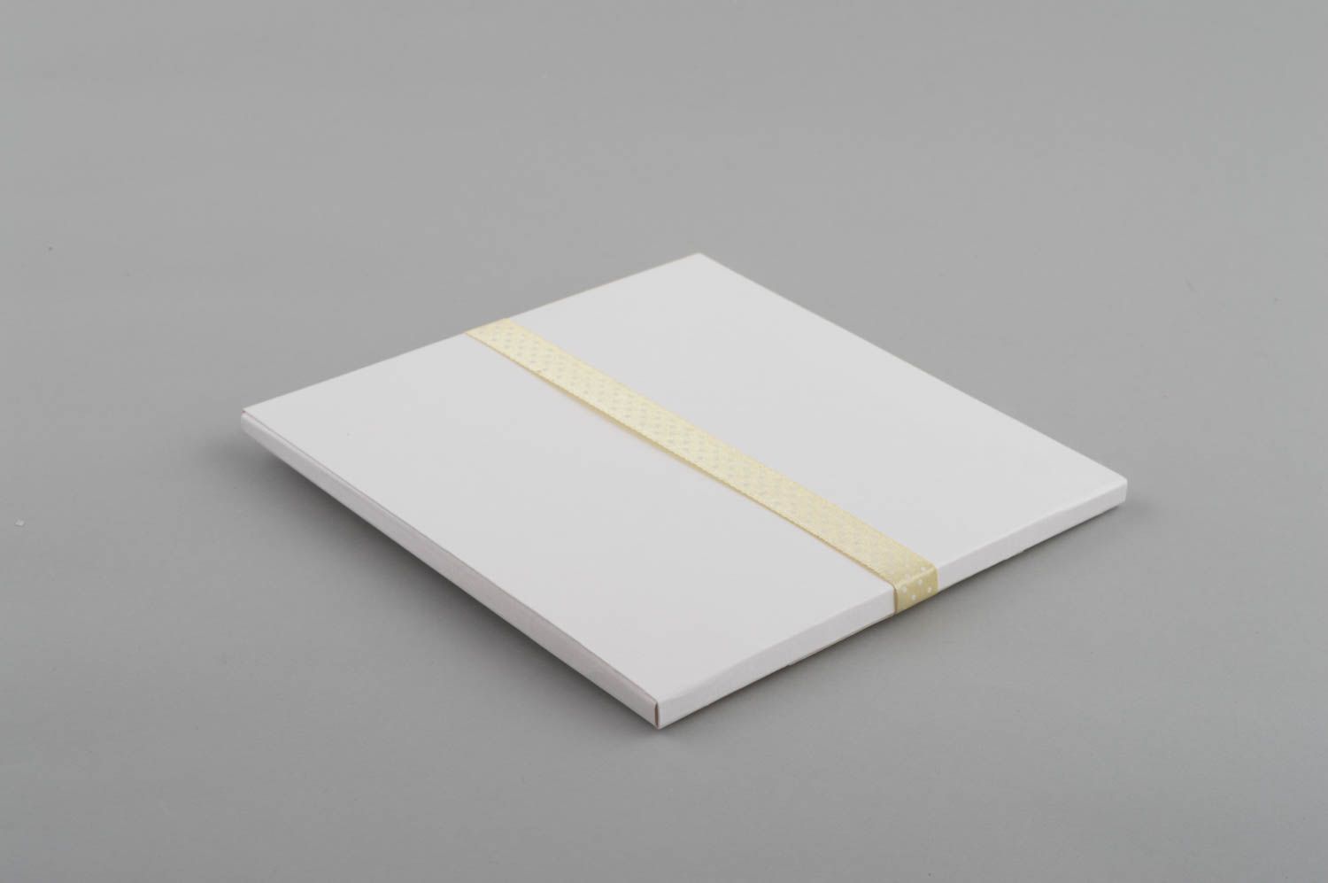 Enveloppe cadeau papier design Enveloppe fait main blanc beige Idée cadeau photo 4