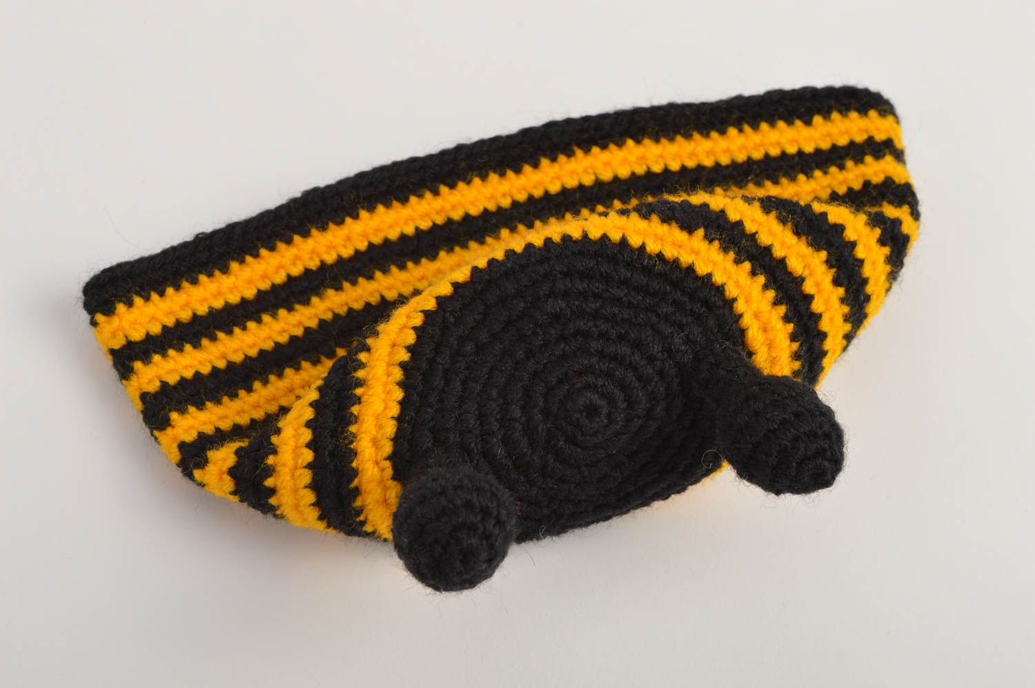 Unusual handmade crochet hat cute baby hat warm head accessories small gifts photo 3