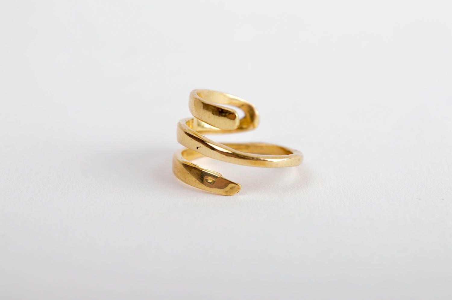Handmade brass jewelry unusual designer ring stylish beautiful ring present photo 3