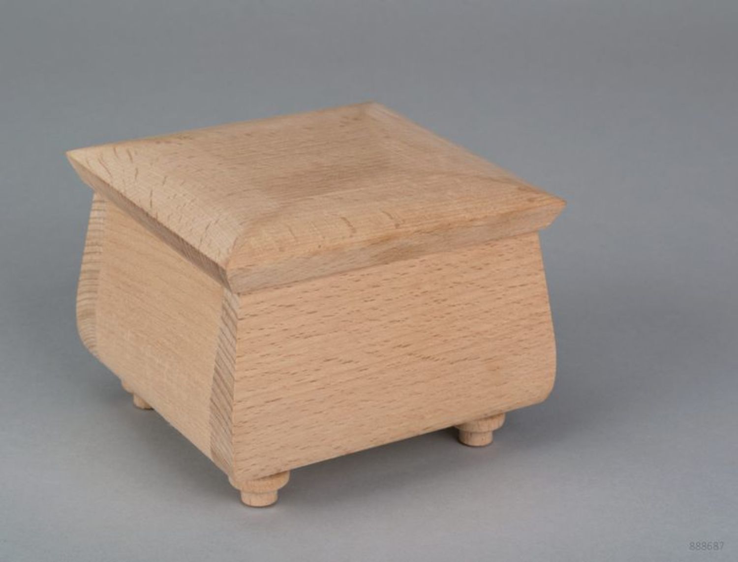 Caja de madera para talla y decoupage foto 4