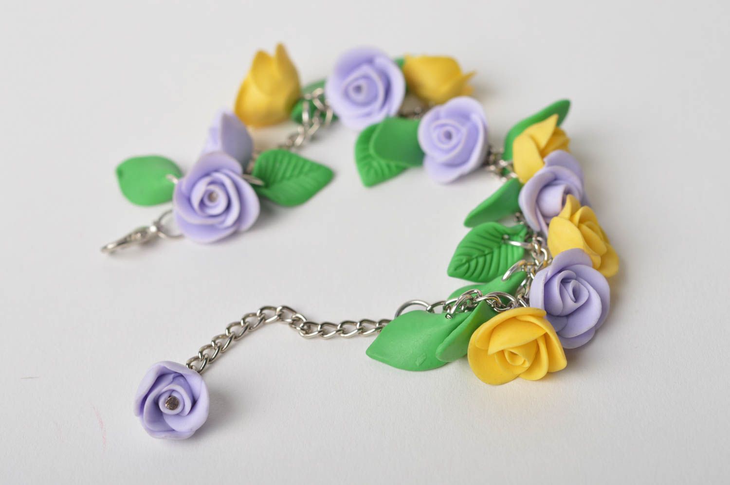 Stylish handmade plastic pendant charm jewelry designs accessories for girls photo 5