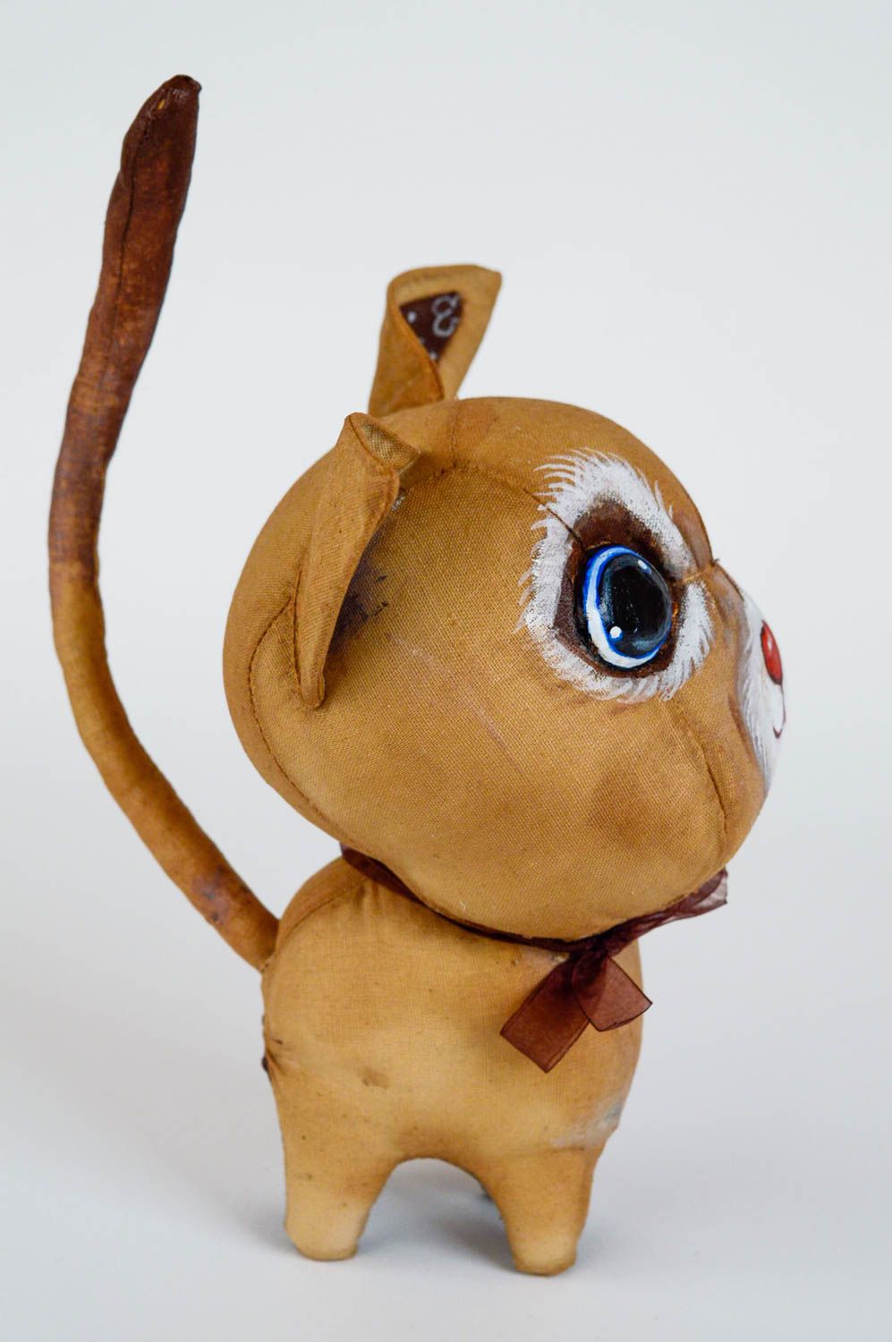 Мягкая игрушка кошка ручной работы авторская красивая ароматизированная фото 2