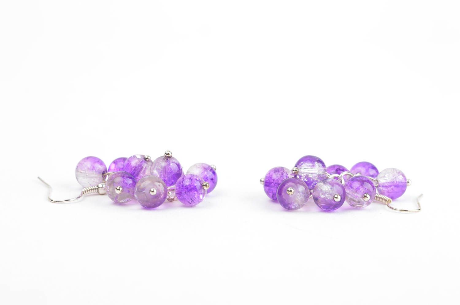 Handmade earrings designer accessory gift ideas unusual jewelry beads earrings photo 2