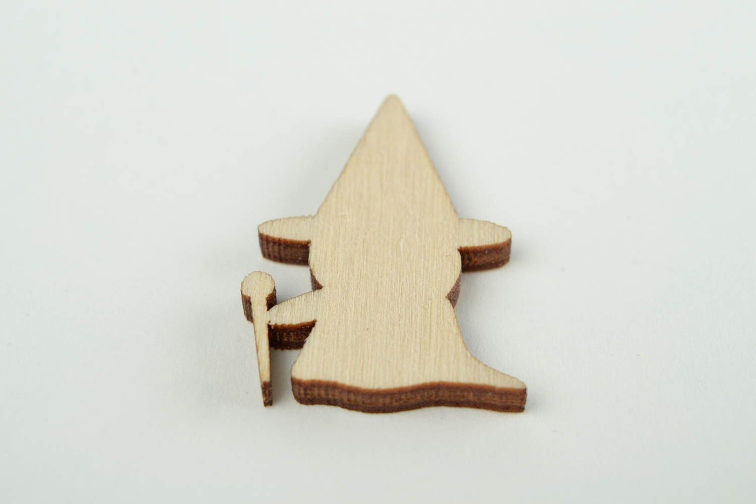 Handgemachte Figur zum Bemalen Holz Rohlinge Miniatur Figur Gespenst schön toll foto 4
