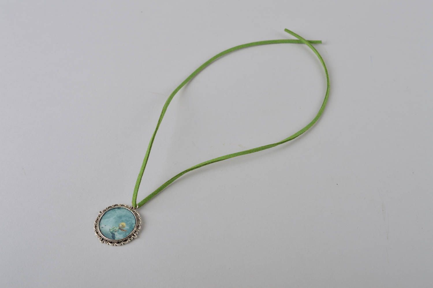 Handmade designer pendant metal jewelry metal pendant present for women photo 4