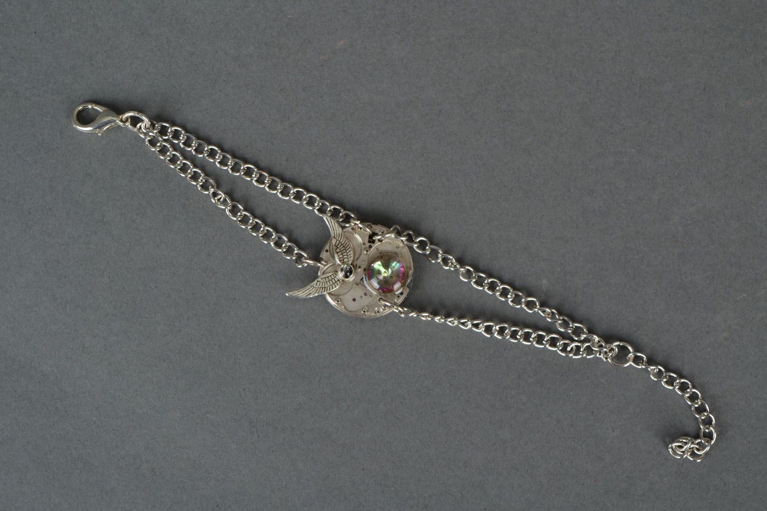 Bracelet with clockwork photo 1