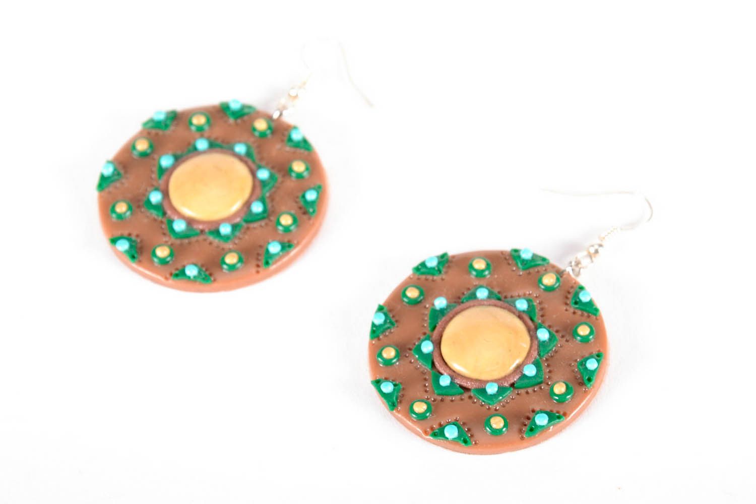 Earrings with author's design photo 1