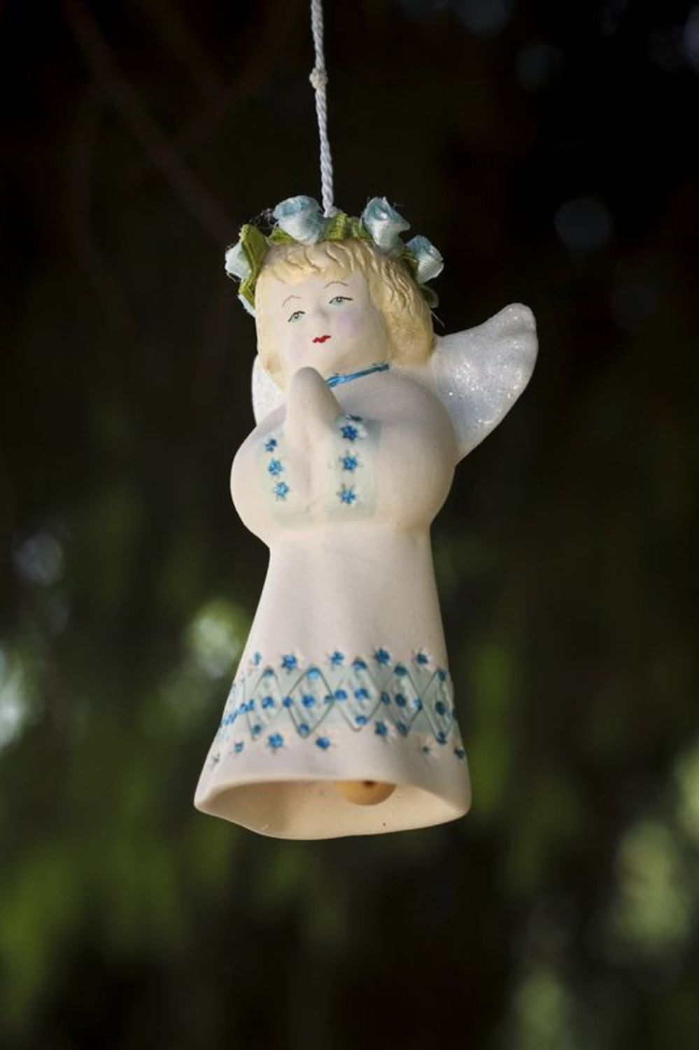 Ceramic bell Angel photo 2