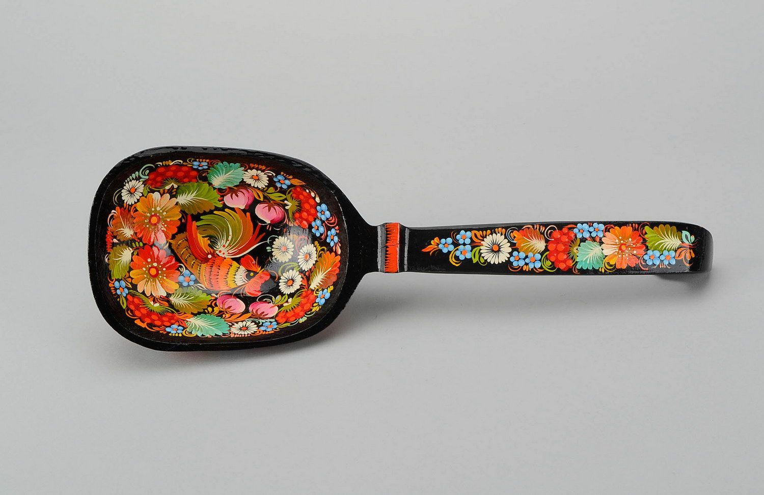 Decorative wooden spoon, hand-painted photo 2