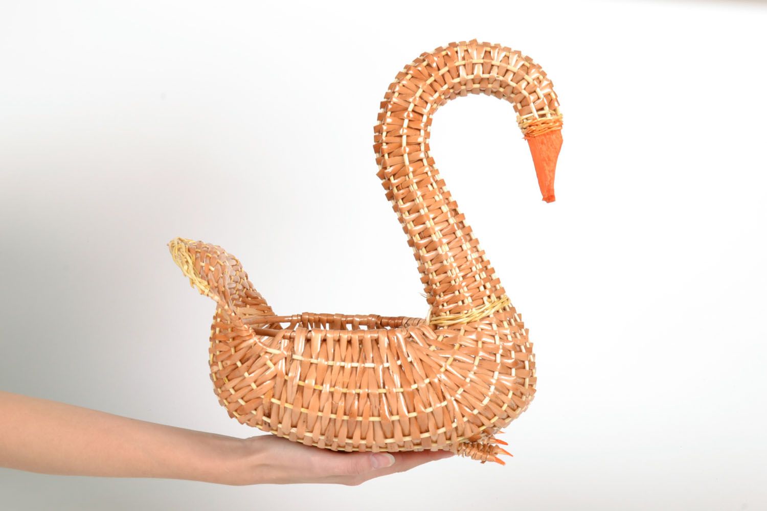 Decorative basket Swan photo 5