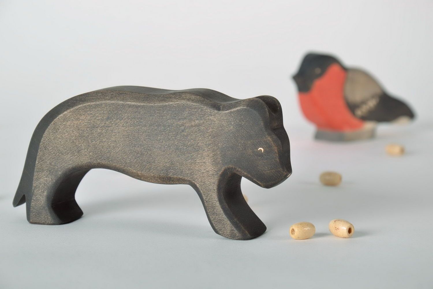 Wooden statuette Panther photo 1