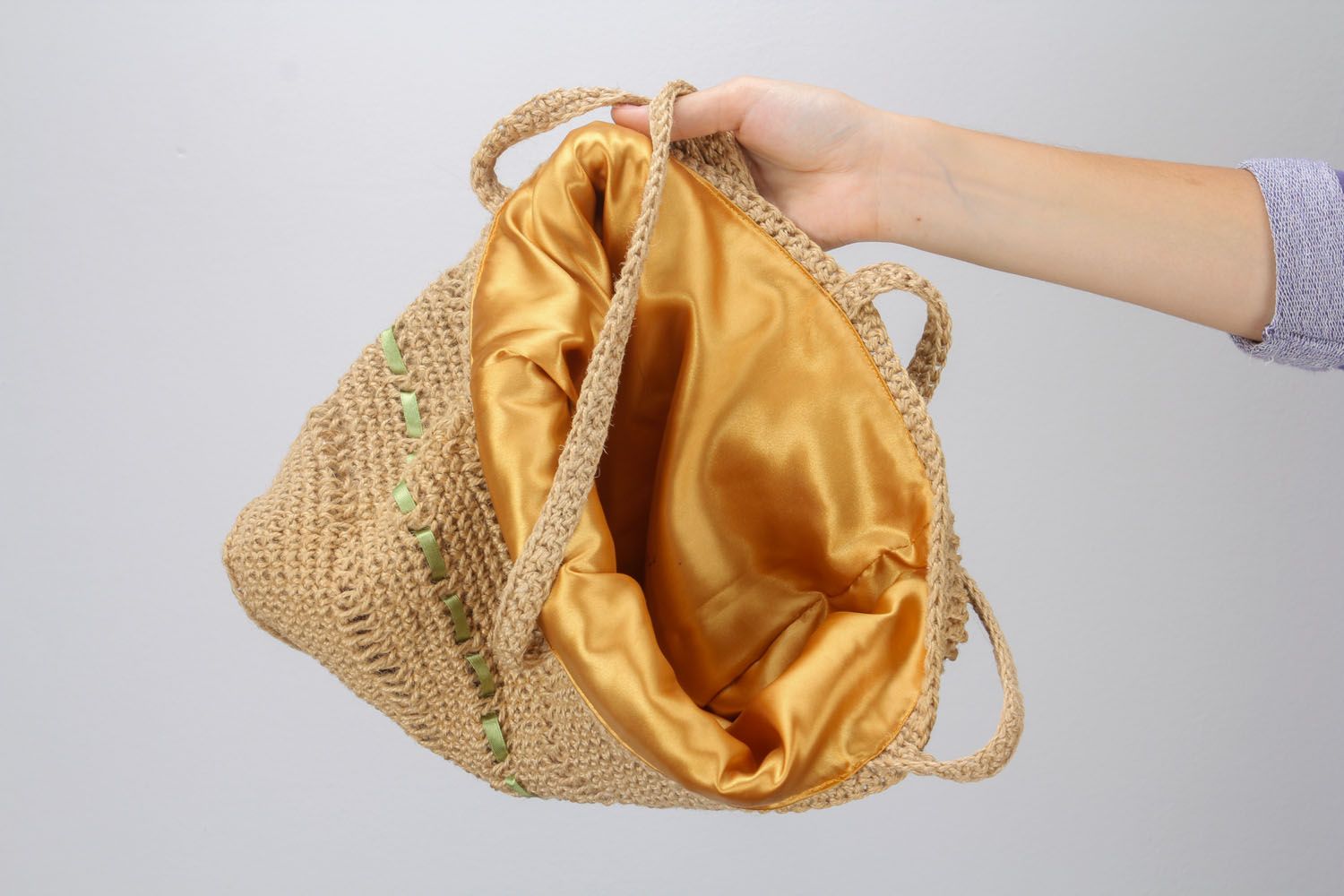 Gehäkelte Tasche für Frauen foto 5