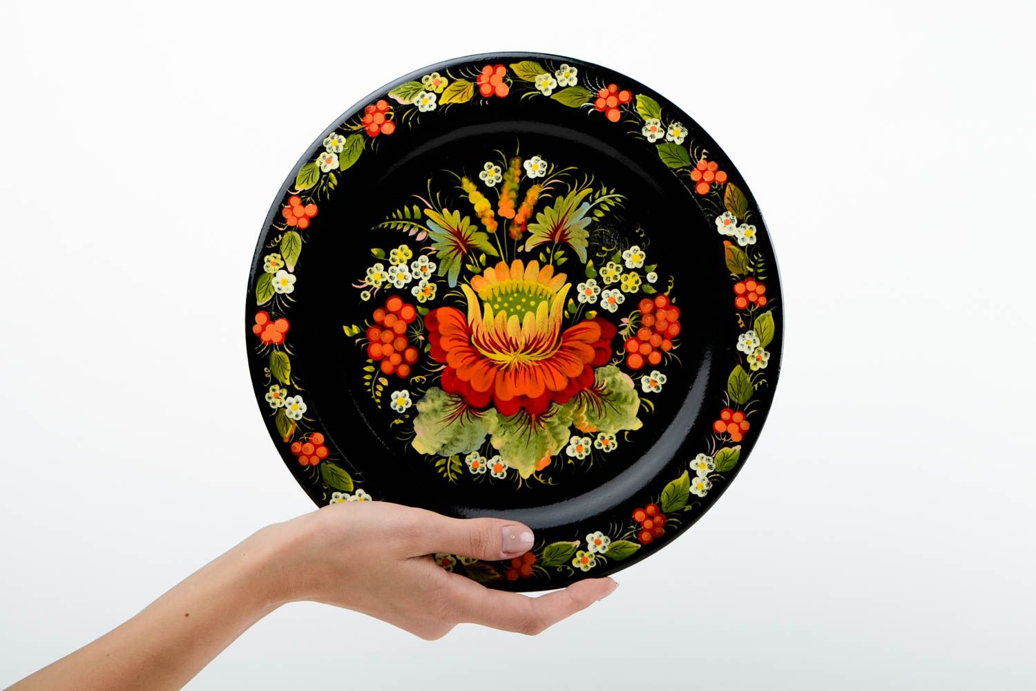 Декоративная тарелка ручной работы украшение для дома авторское декор для дома фото 2