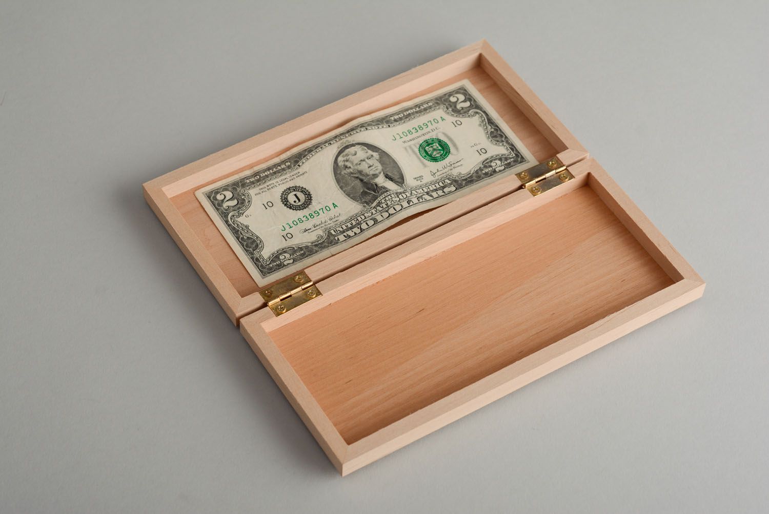 Blank money box for decoupage photo 2