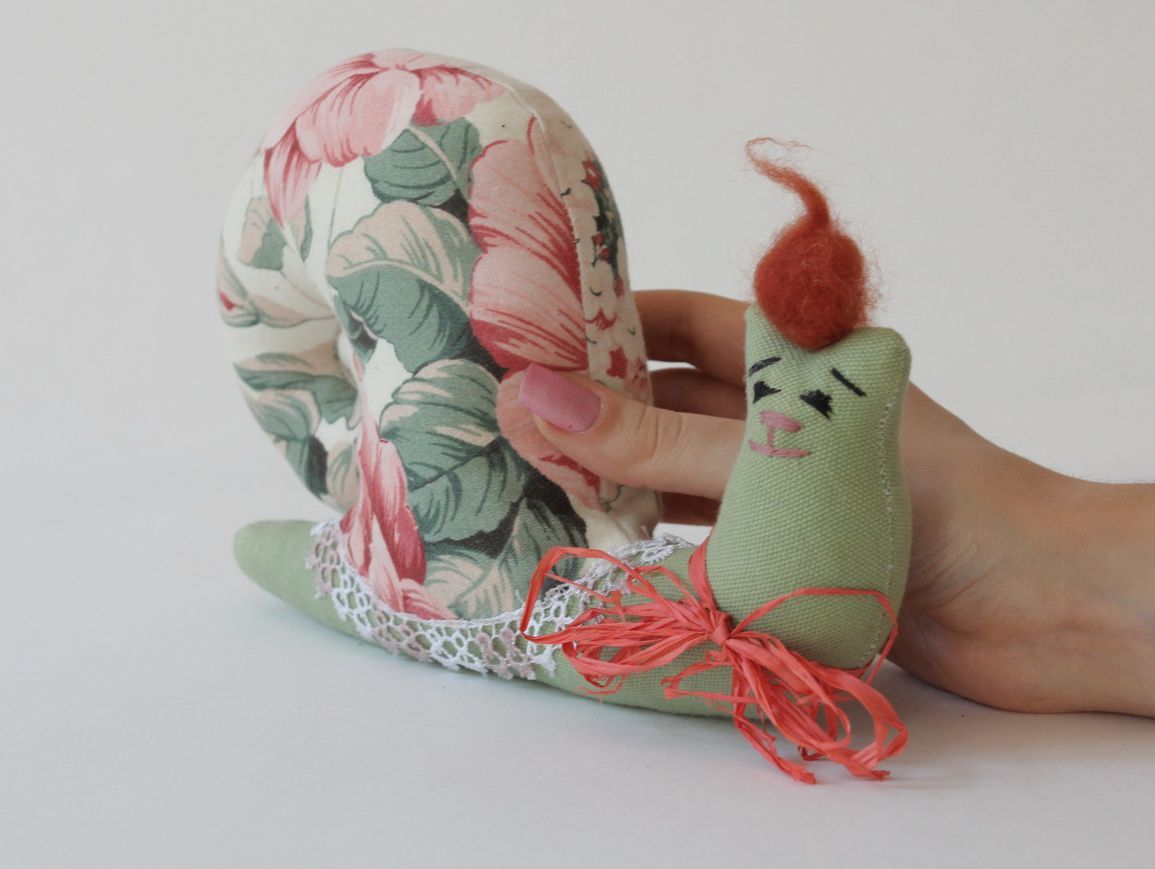 Homemade soft toy Snail photo 4