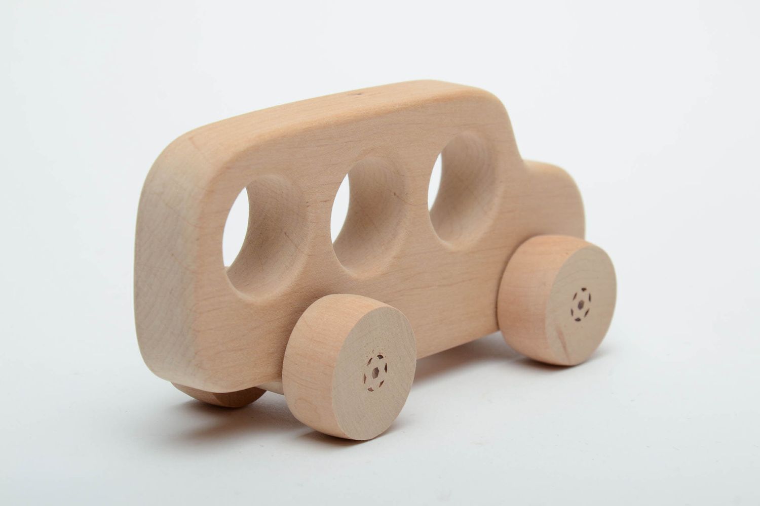 Wooden wheeled toy photo 3