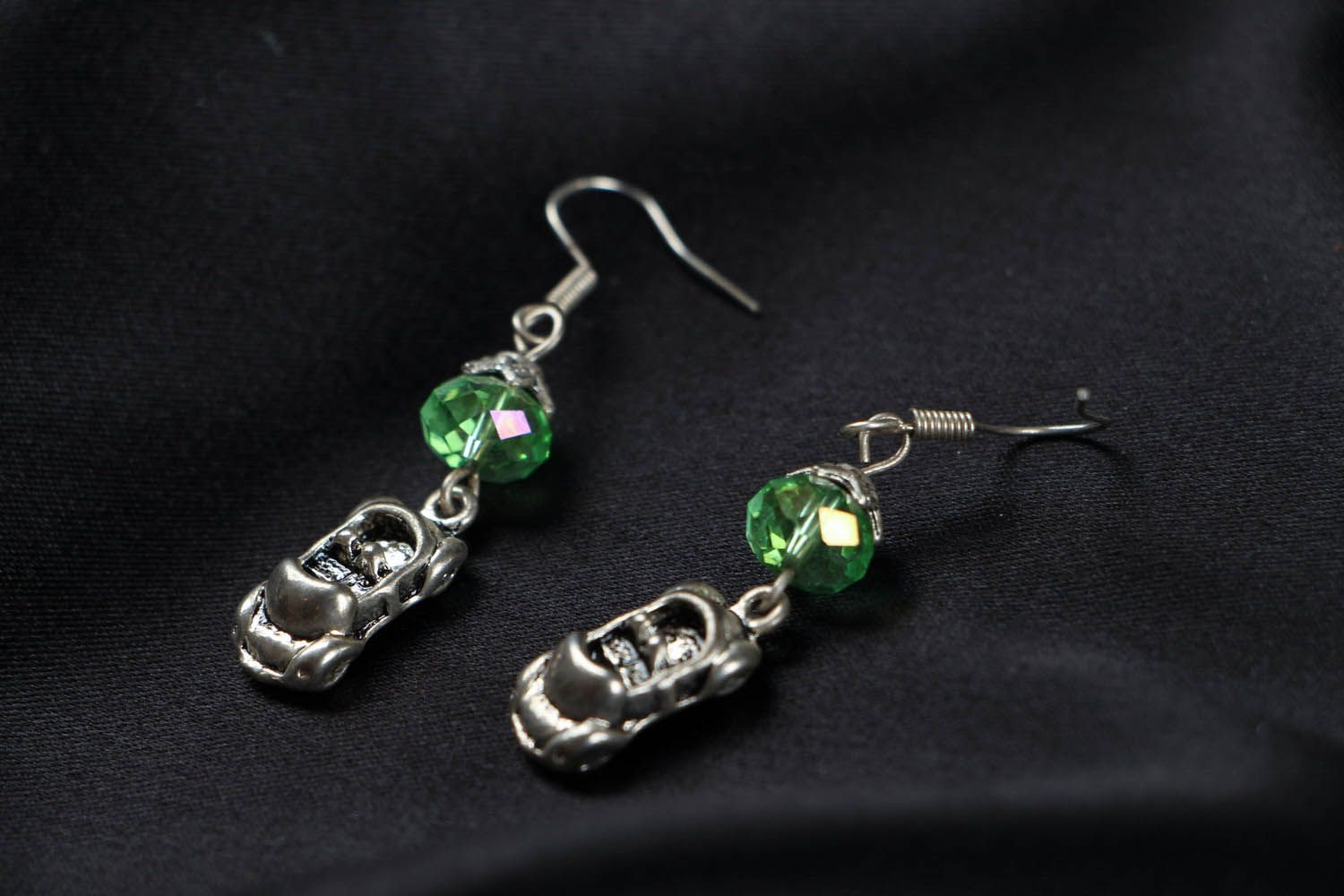 Crystal earrings photo 2