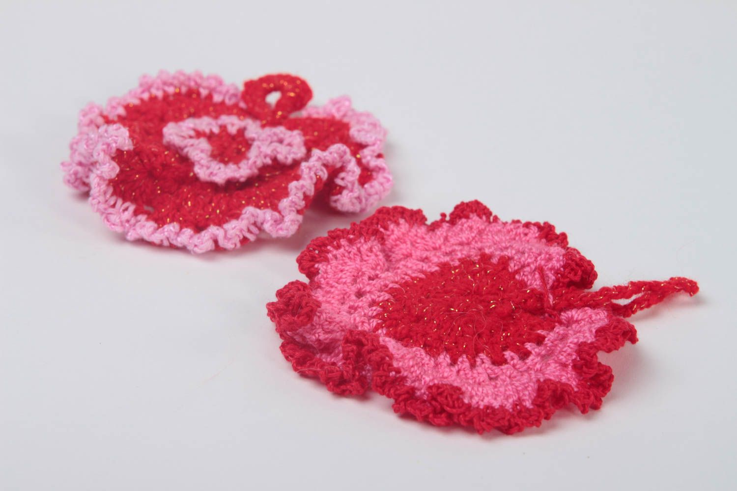 Crocheted handmade pot holders stylish kitchen decor cute textile for home photo 3