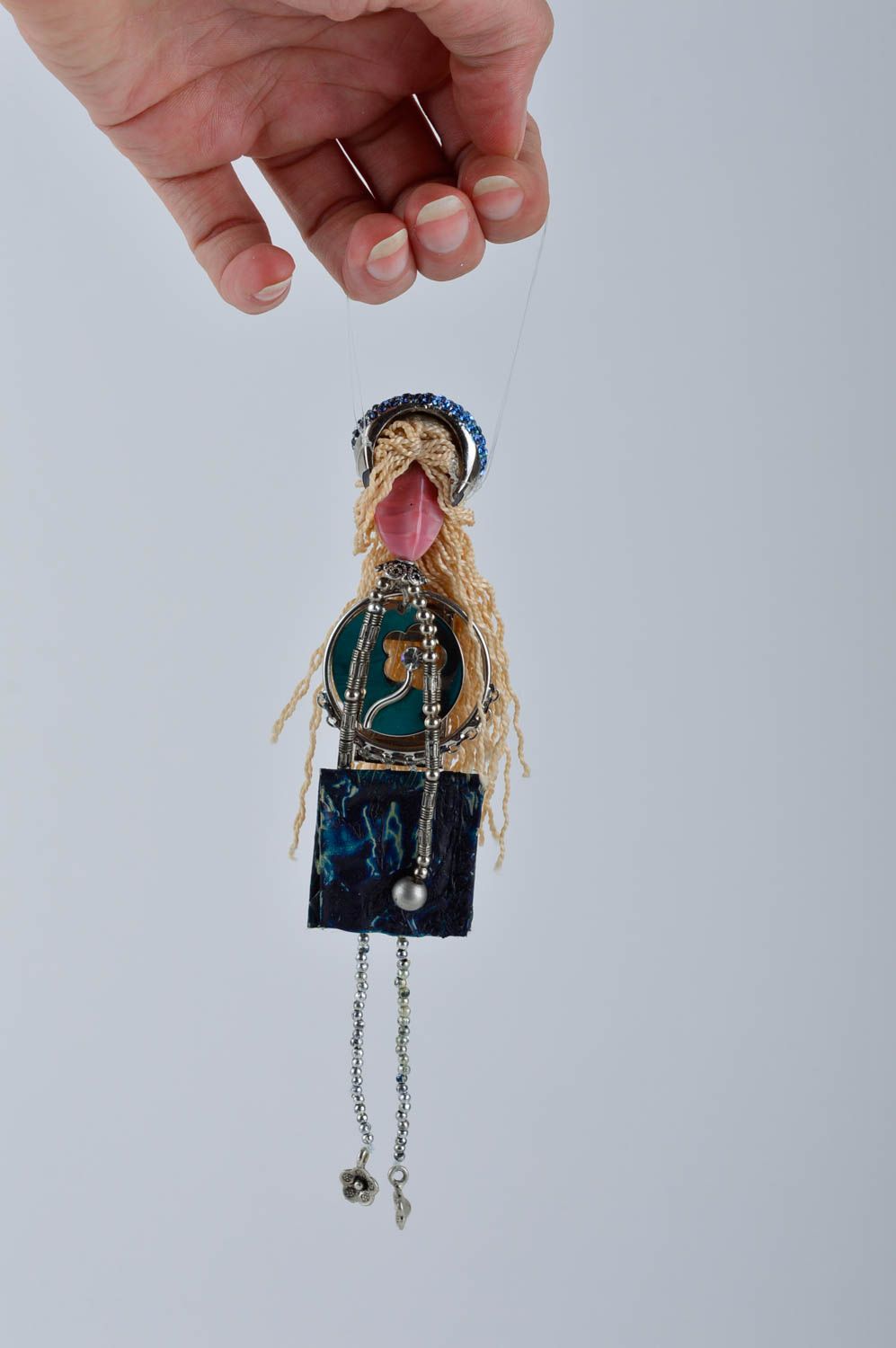 Muñeco de autor hecho a mano juguete decorativo estiloso souvenir original foto 5