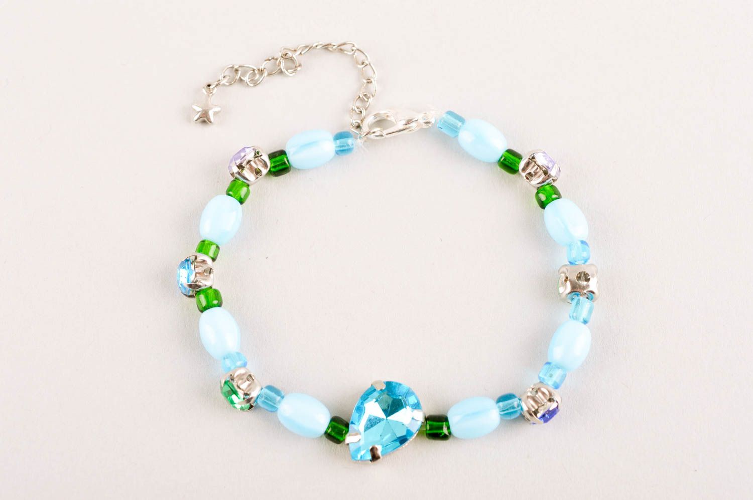 Handmade bracelet unusual accessory designer jewelry beaded bracelet gift ideas photo 2