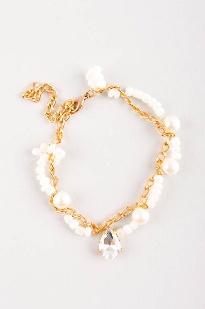 Handmade bracelet designer bracelet beads accessory unusual gift beaded jewelry photo 2