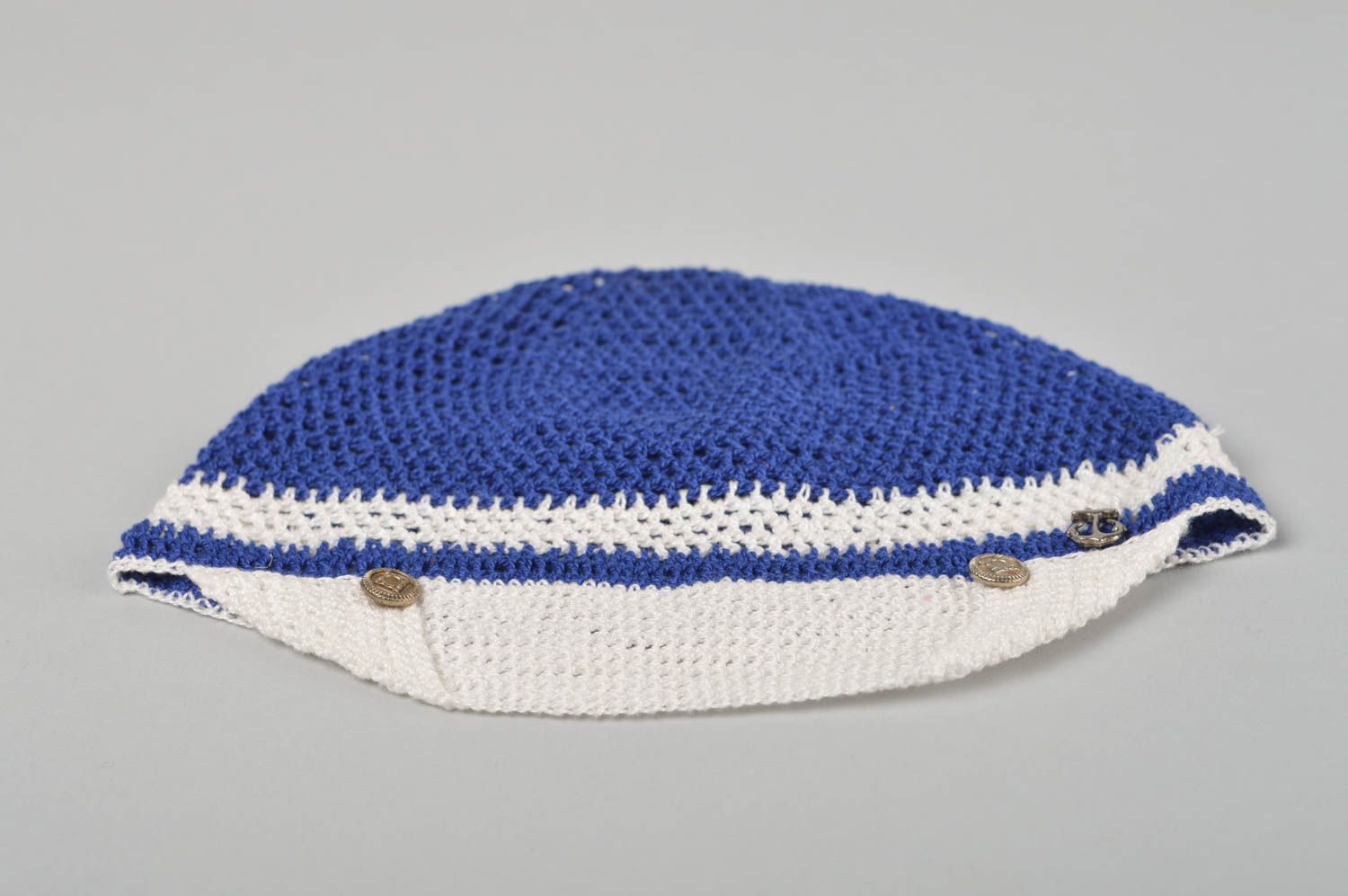 Handmade hat designer hat baby hat spring hat warm hat crocheted hat for baby photo 3