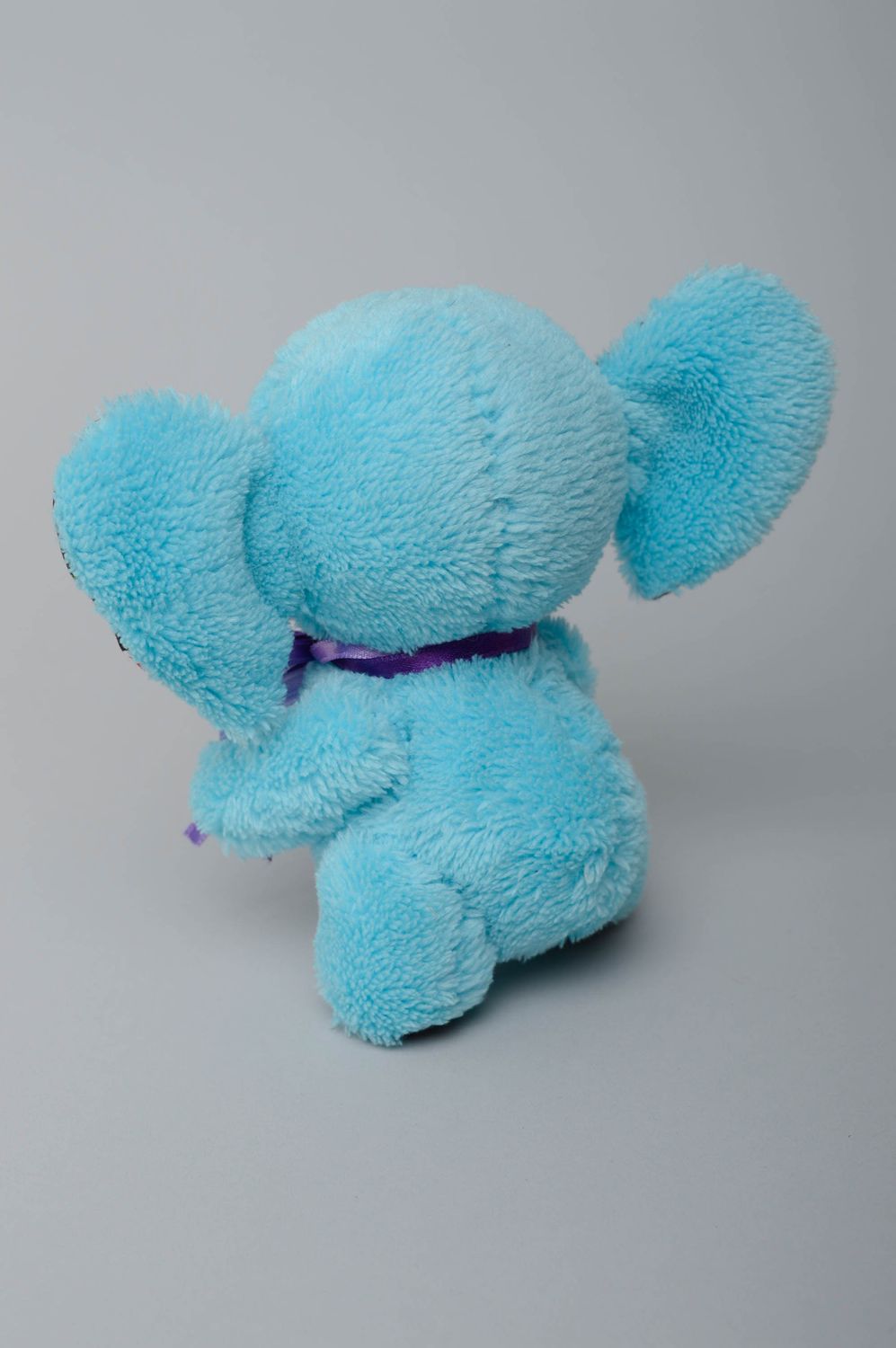 Artificial fur toy elephant photo 5