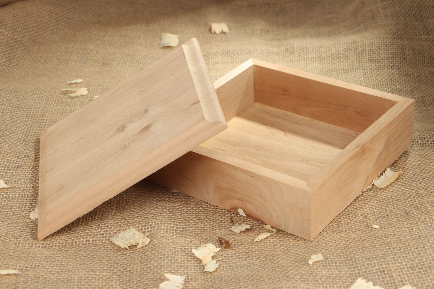Wooden craft blank Jewelry box photo 5