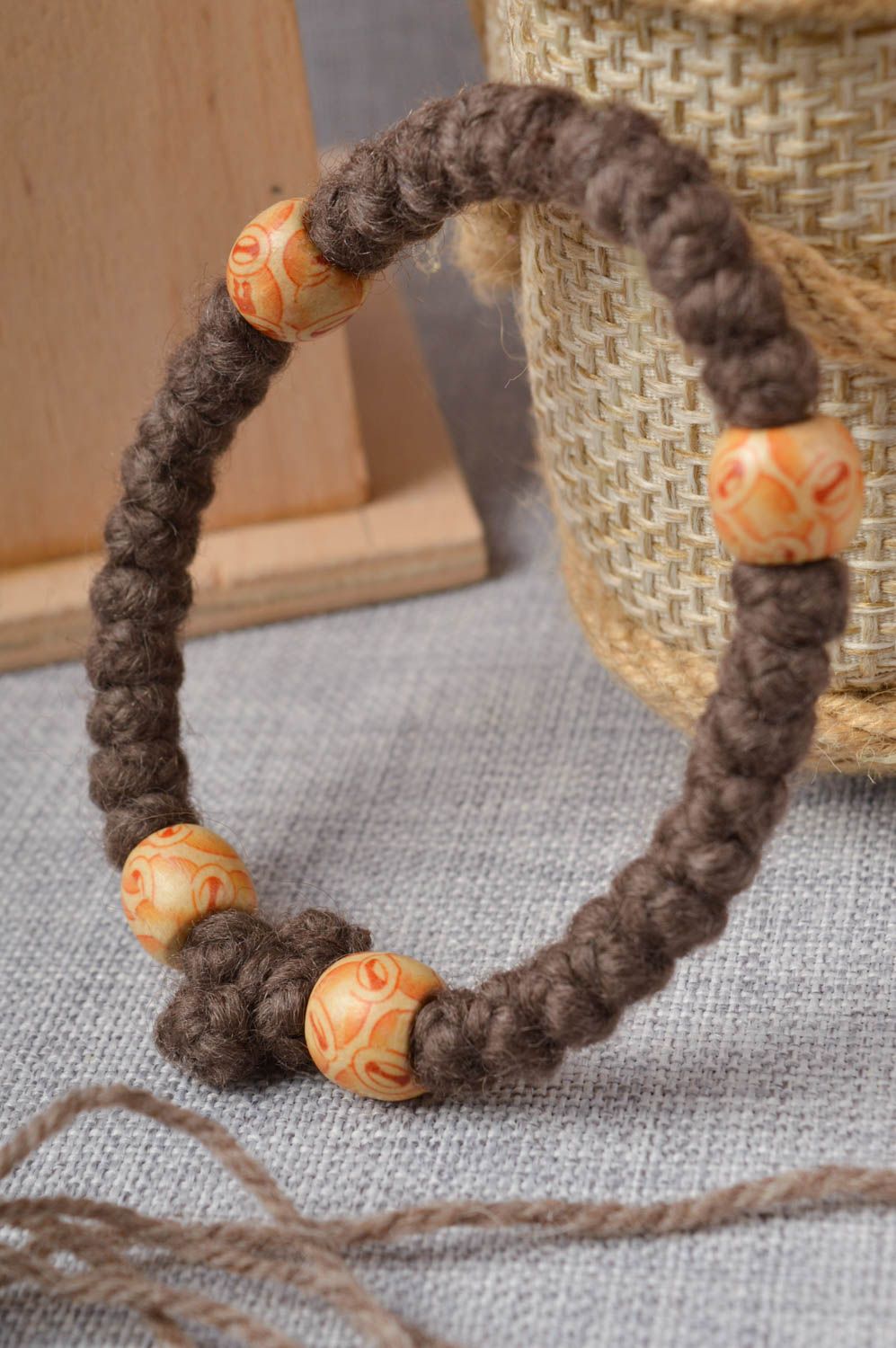 Handmade bracelet unusual accessory gift ideas handmade rosary designer bracelet photo 2