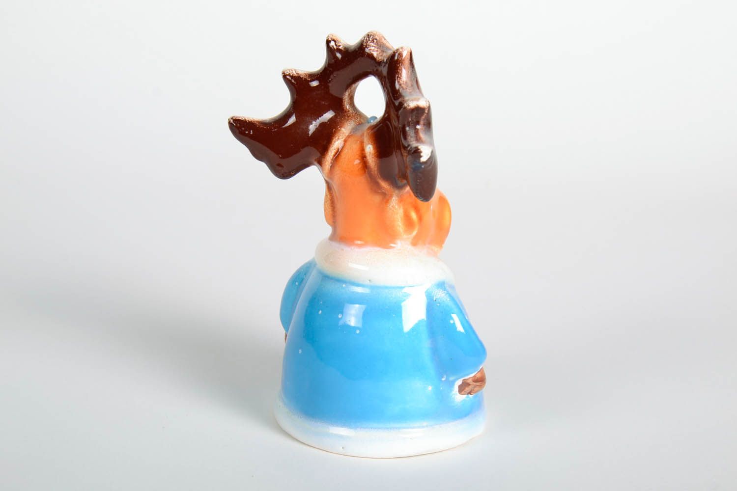 Campanilla cerámica en forma de ciervo foto 5