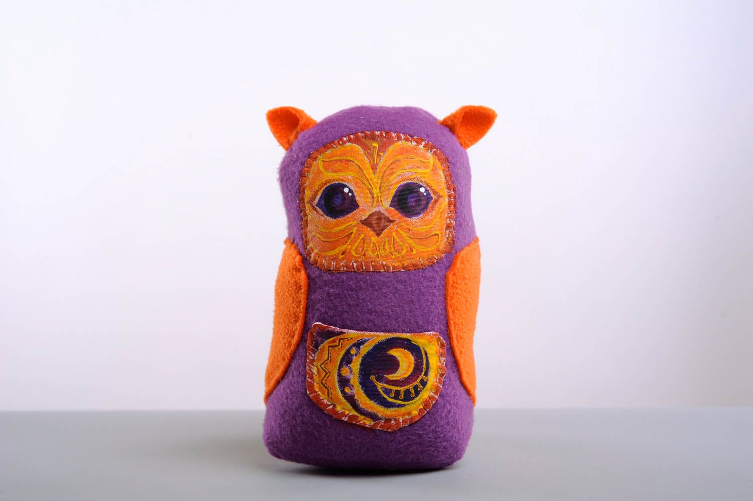 Fabric toy Owl photo 3