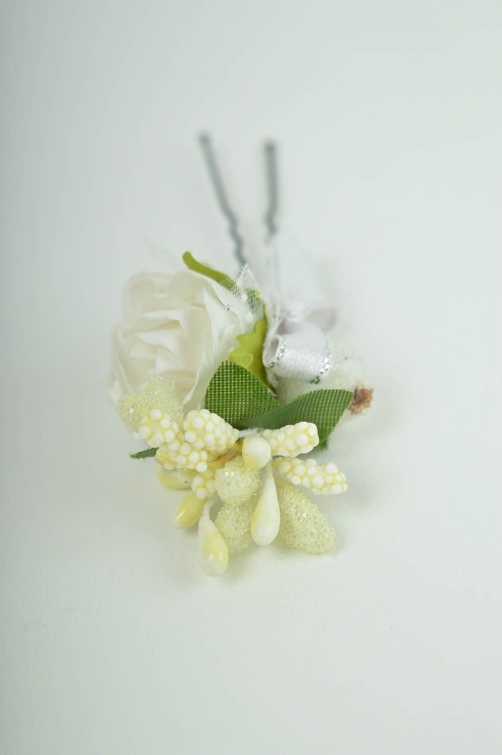 Handmade hair pin flower hair accessories for girls fashion accessories for her photo 4