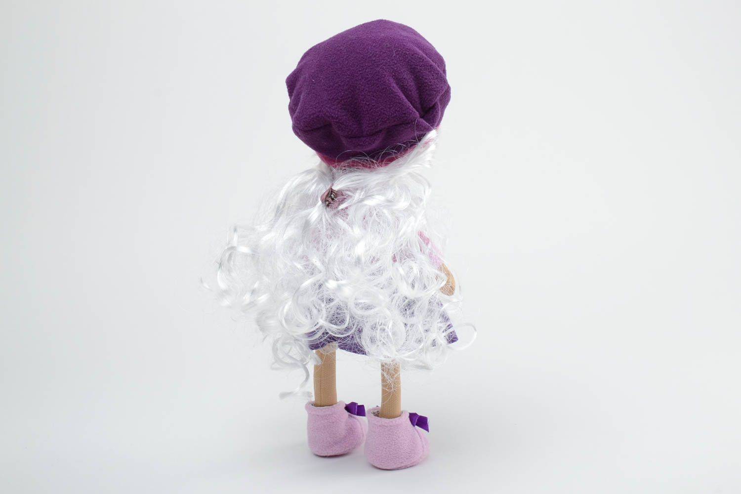 Exklusive Interieur Puppe handmade aus Textil klein für Mädchen und für Haus Dekor foto 4