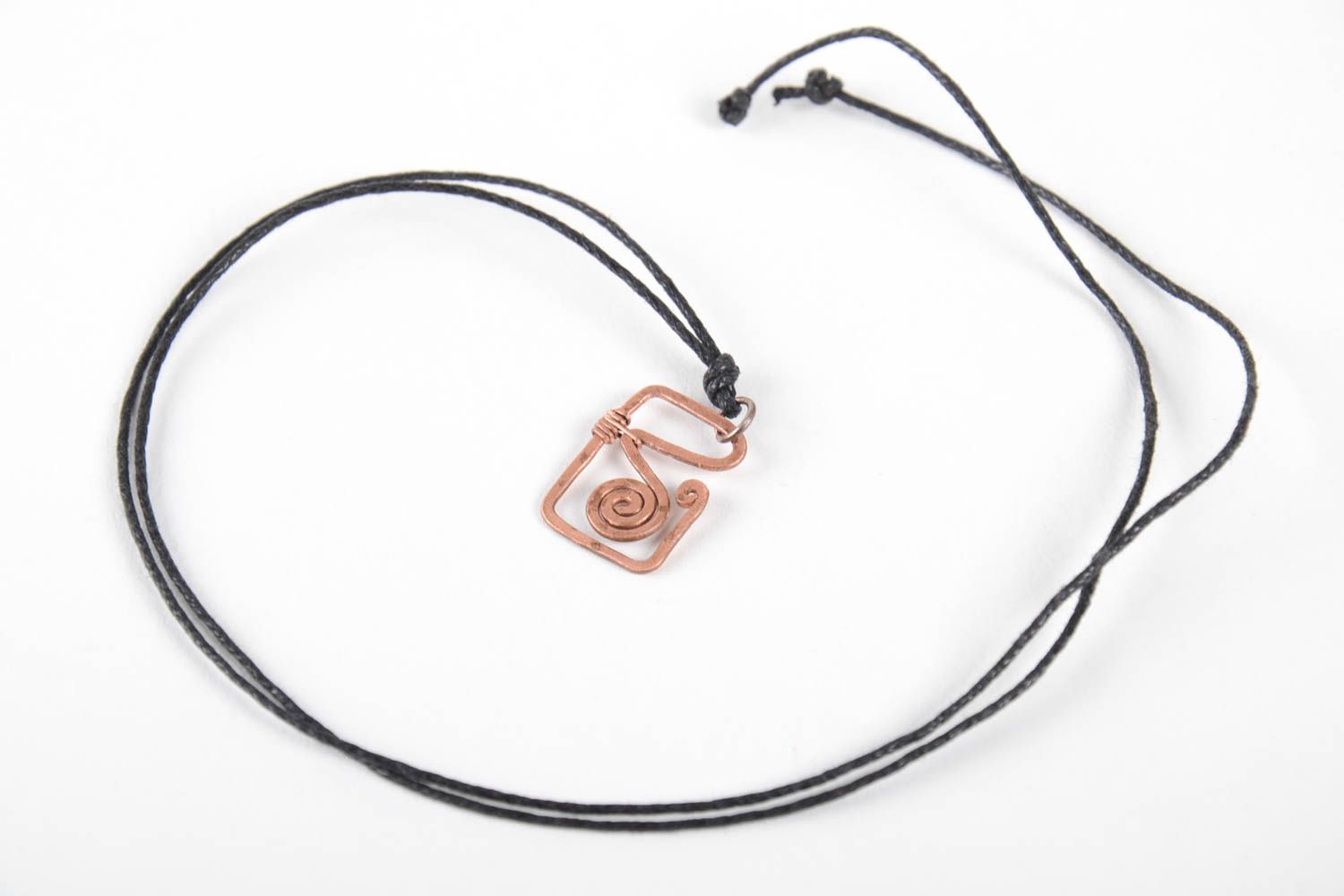 Handmade copper jewelry copper pendant wire wrap accessories for girls photo 4