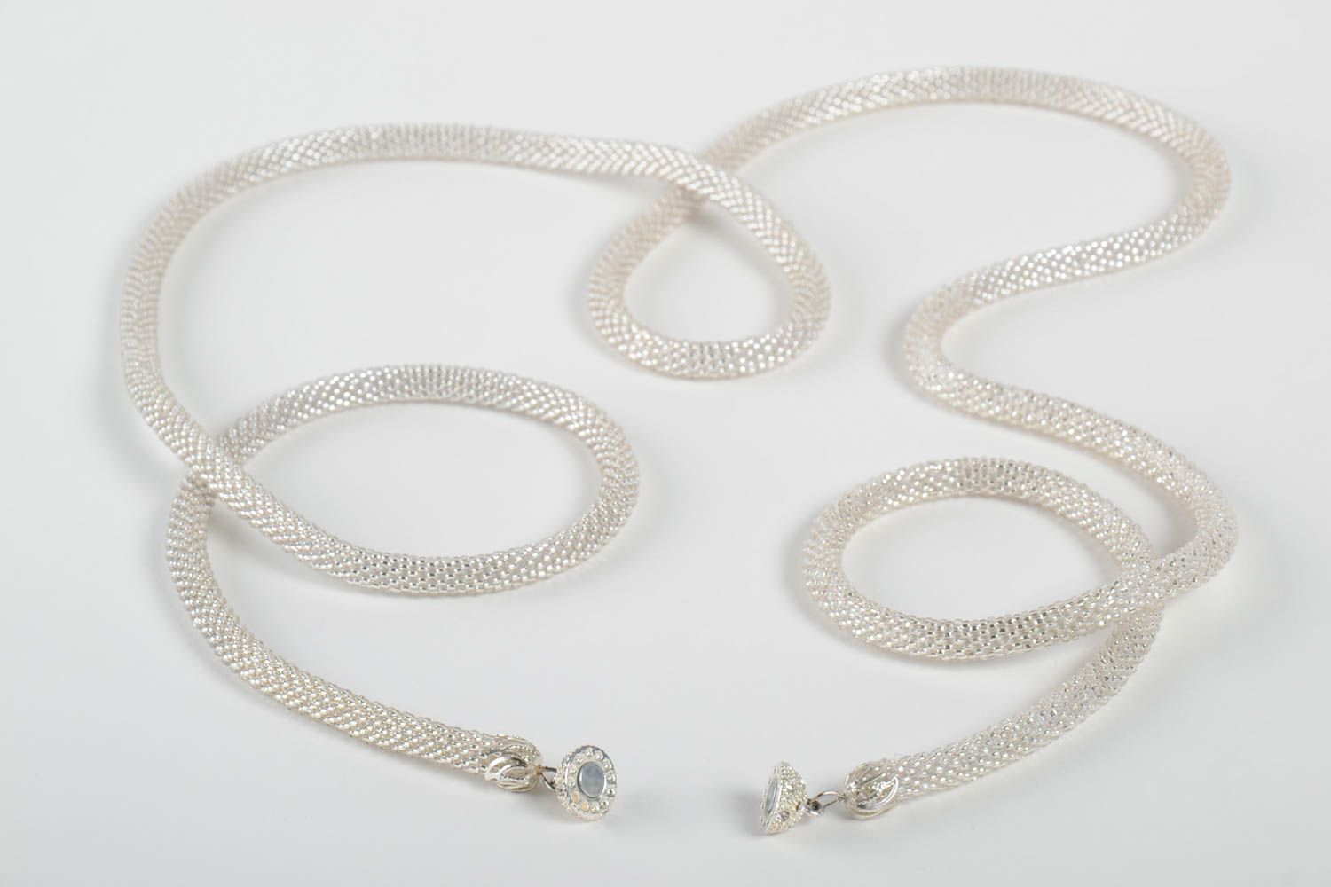 Handmade Damen Halskette Rocailles Kette Designer Schmuck Halskette für Frauen foto 4