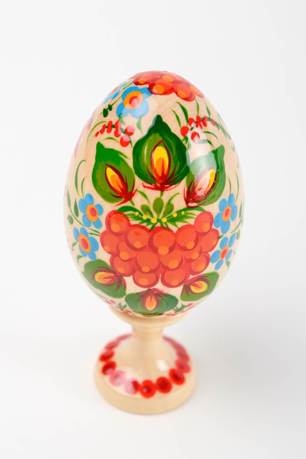 Huevo pintado decoración para Pascua artesanal regalo original de navidad foto 5