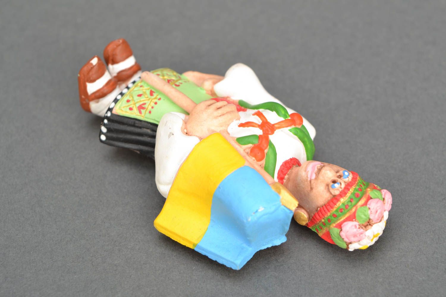 Calamita da frigorifero fatta a mano in ceramica souvenir magnete da frigo foto 3