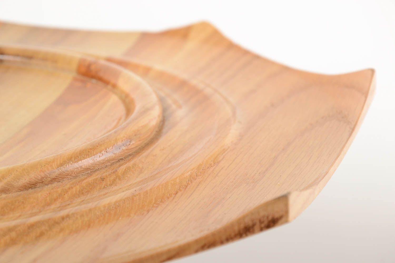 Handmade Teller aus Holz Geschirr handgemacht Holz Geschirr Geschenk für Frau foto 4