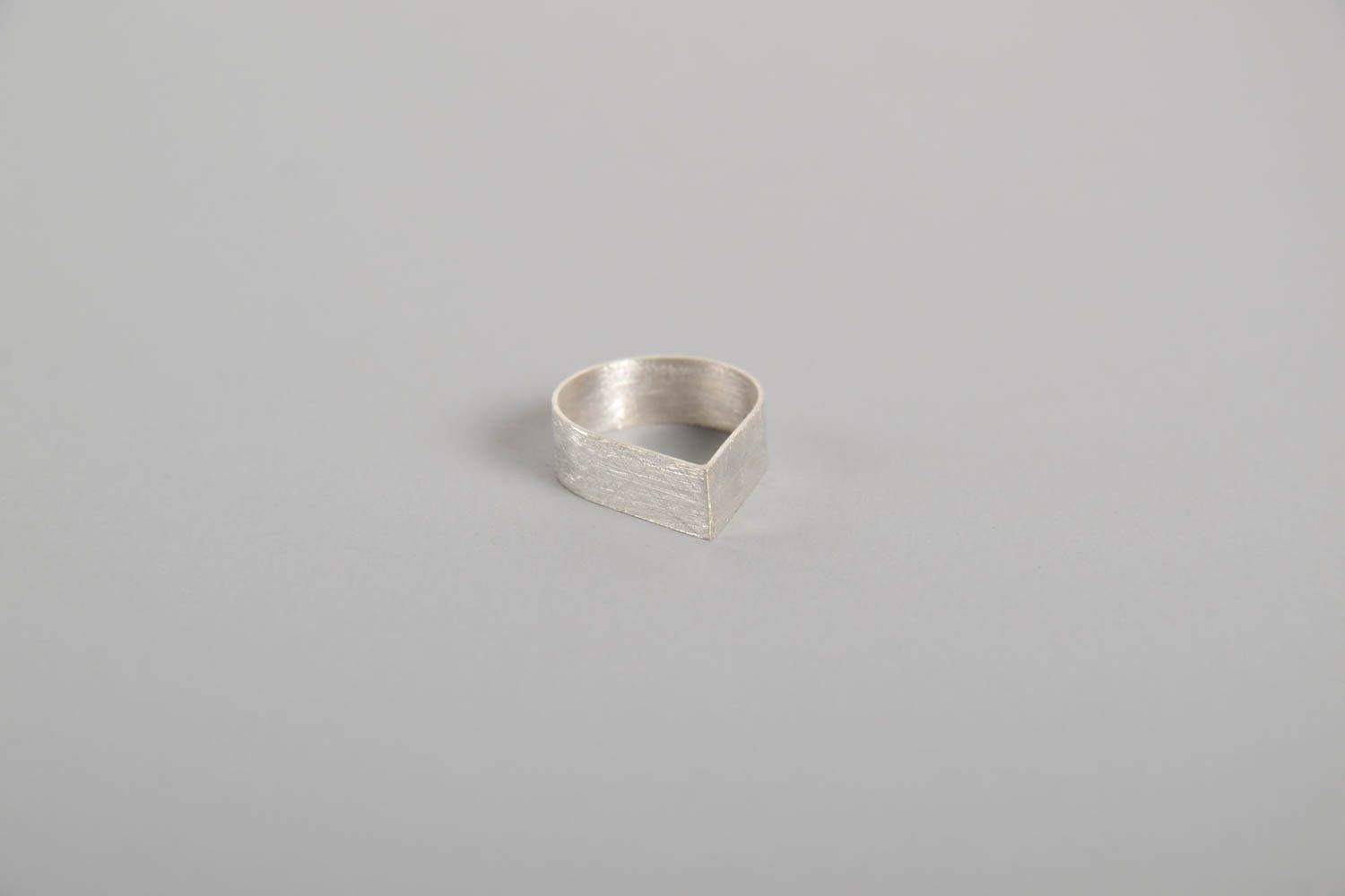 Женское кольцо хэнд мейд серебряное украшение капелька серебряное кольцо фото 5