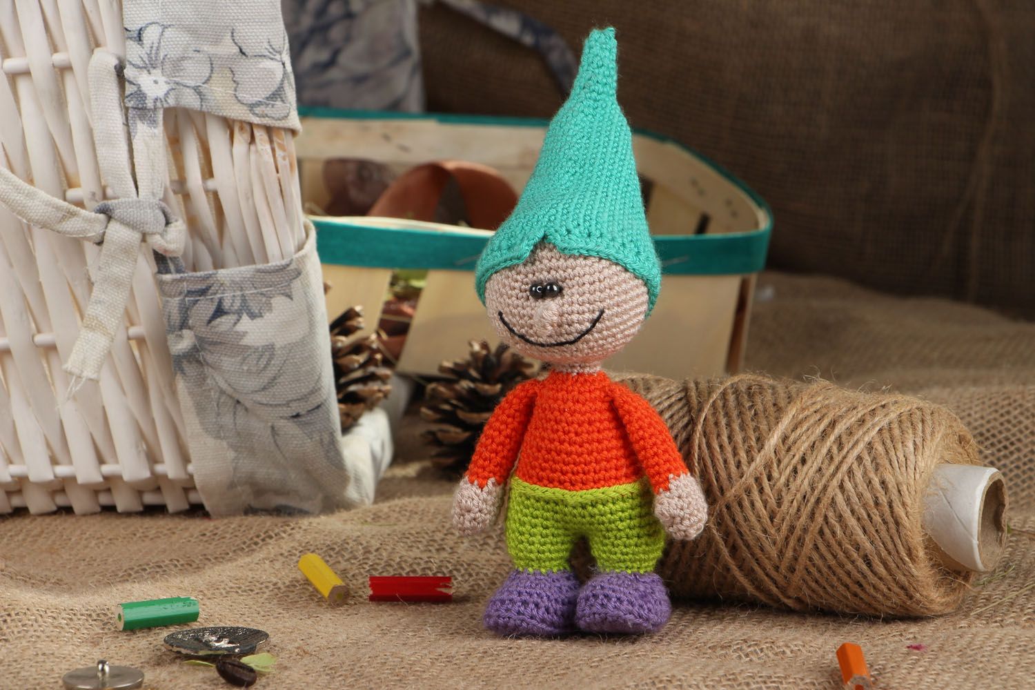 Crochet toy Gnome photo 5