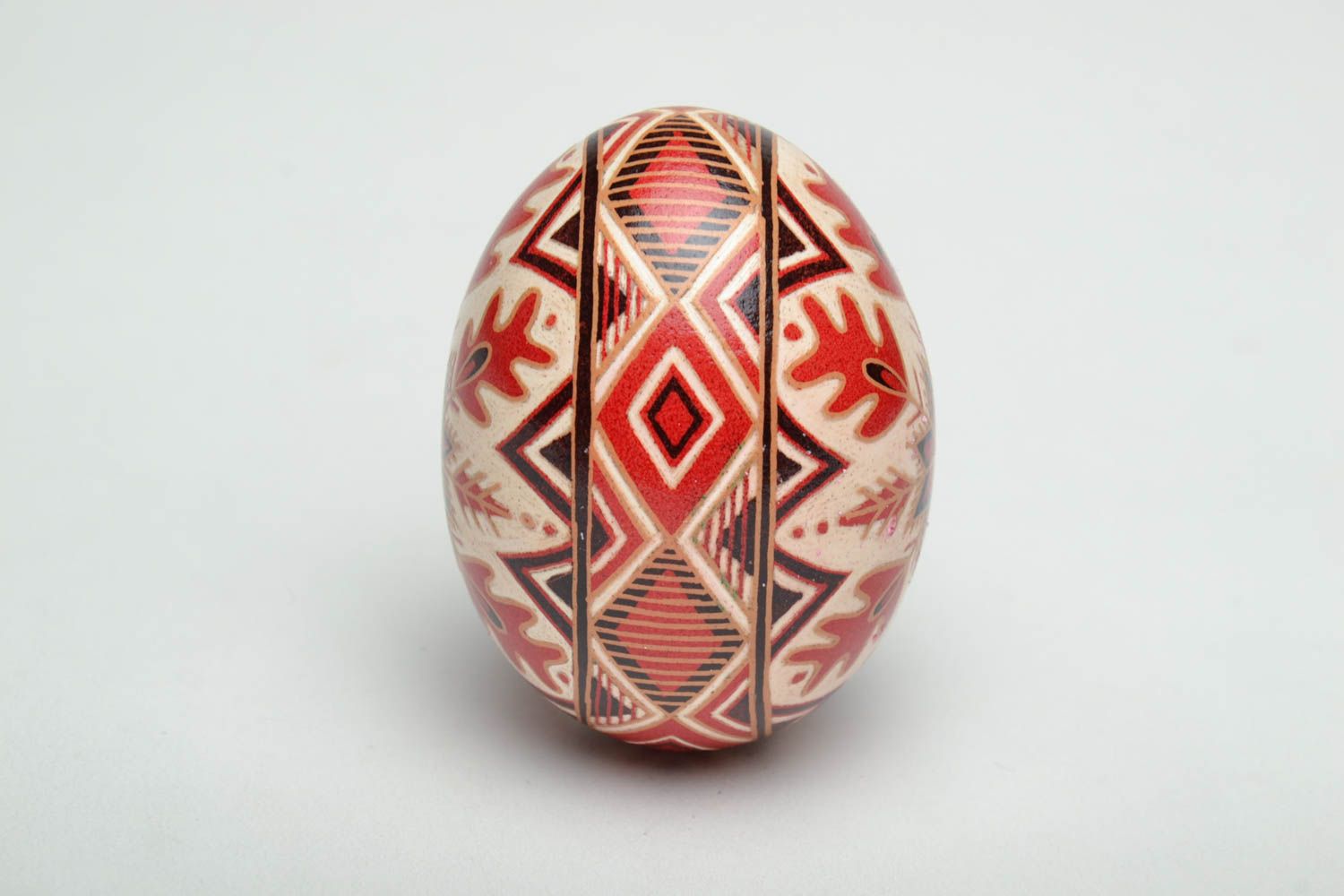 Bel oeuf de Pâques décoratif fait main original avec motif traditionnel photo 3