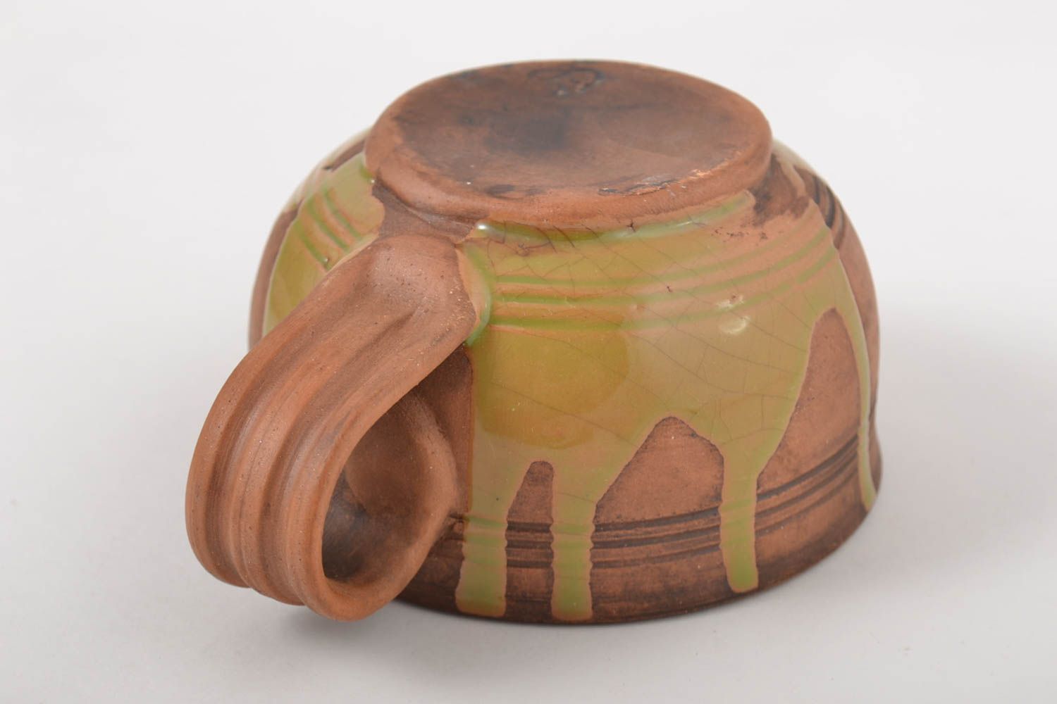 Кофейная чашка ручной работы глиняная посуда керамическая чашка кофейная посуда фото 3